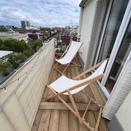 Appartement Balcony Floor Parijs